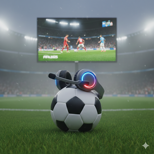 Laat op ludieke manier zien dat de draadloze headset speciaal voor gamen is.