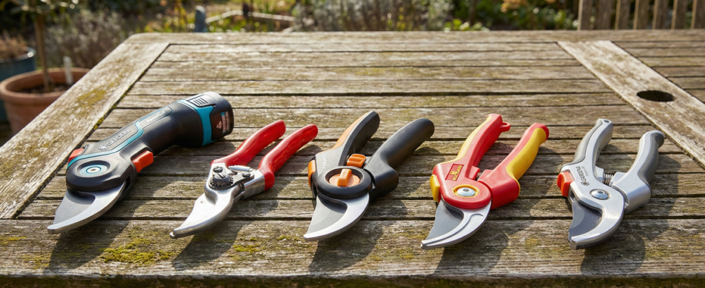 5 verschillende snoeischaren
