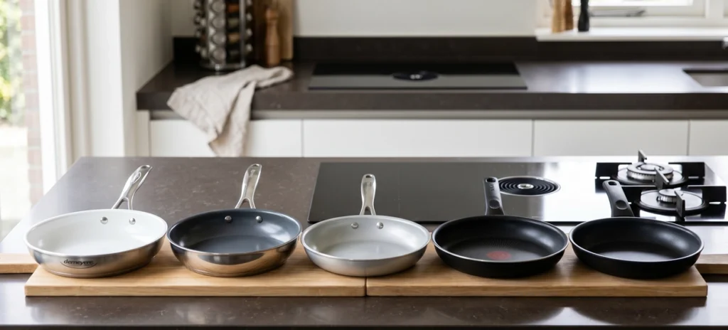 De Beste Top 5 PFAS-vrije koekenpannen voor gas en inductie.
